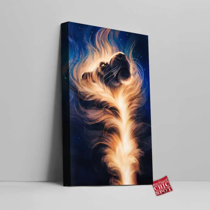 Galaxy Tiger Canvas Wall Art