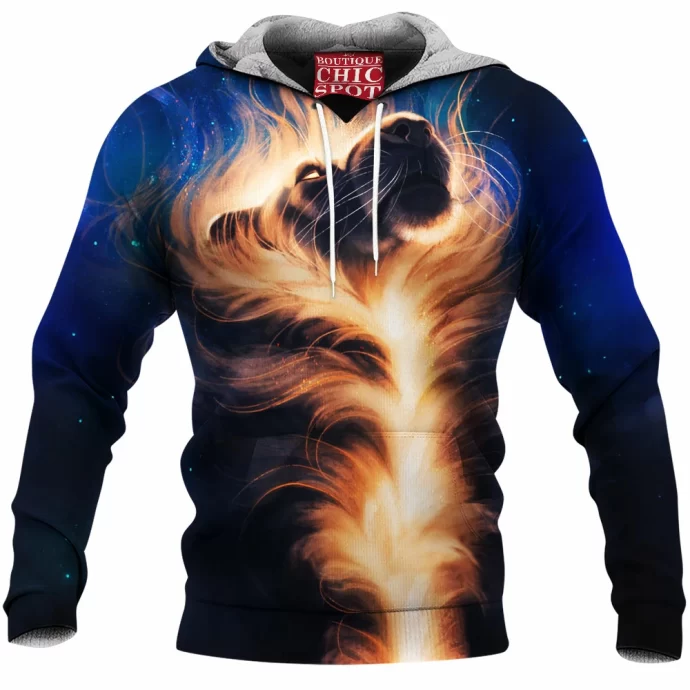 Galaxy Tiger Fleece Hoodie