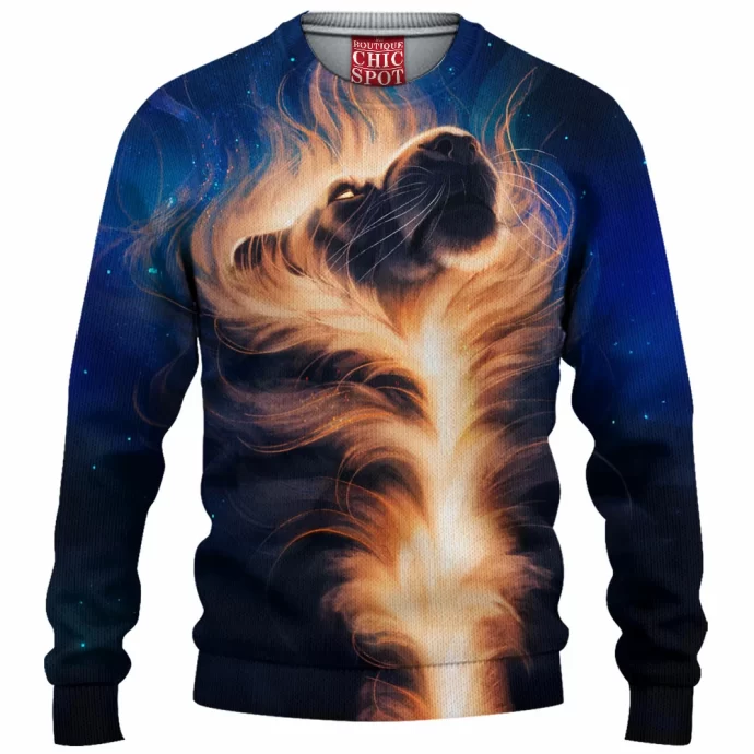 Galaxy Tiger Knitted Sweater