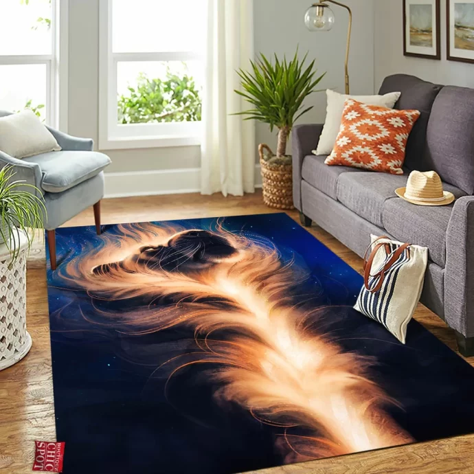 Galaxy Tiger Rectangle Rug