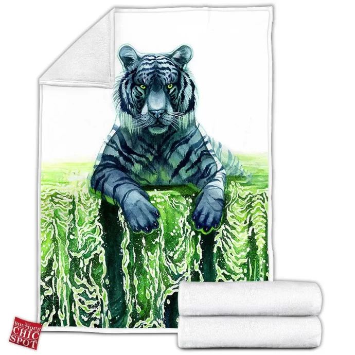 Tiger Fleece Blanket