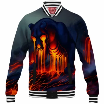 Leopard Baseball-Jacket