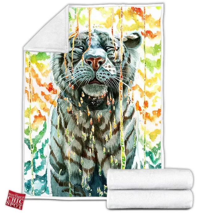 Tiger Fleece Blanket