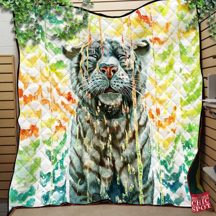 Tiger Quilt Blanket