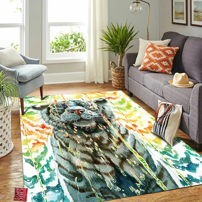 Tiger Rectangle Rug