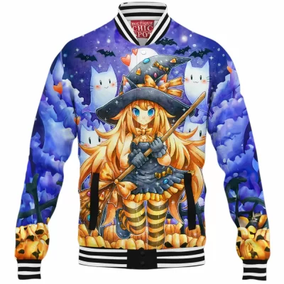 Halloween Baseball-Jacket, Horror Baseball-Jacket