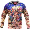 Halloween Fleece-Hoodie, Horror Fleece-Hoodie