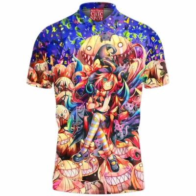 Halloween Polo Shirt, Horror Polo Shirt