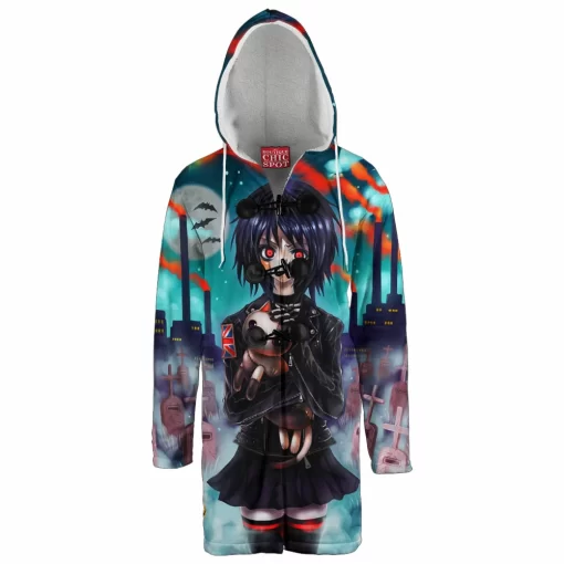 Anime Girl Hooded Cloak Coat