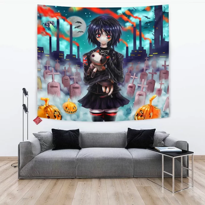 Anime Girl Tapestry