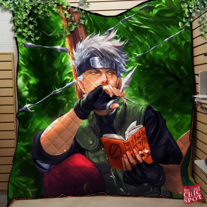 Kakashi Quilt Blanket