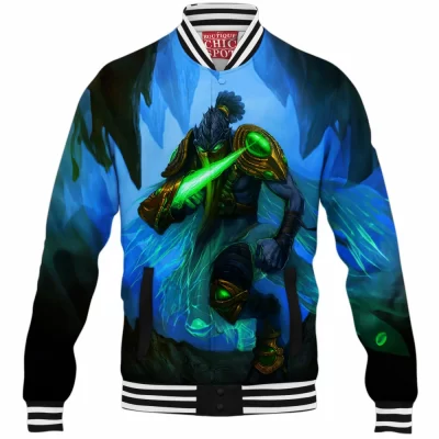 Game Baseball-Jacket, StarCraft Baseball-Jacket, Zeratul Baseball-Jacket