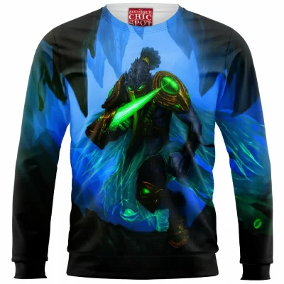 Game Zip Sweatshirt, Zeratul Zip Sweatshirt, StarCraft Zip Sweatshirt
