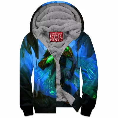 Game Zip-Fleece-Hoodie, StarCraft Zip-Fleece-Hoodie, Zeratul Zip-Fleece-Hoodie