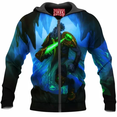 Game Zip-Hoodie, StarCraft Zip-Hoodie, Zeratul Zip-Hoodie