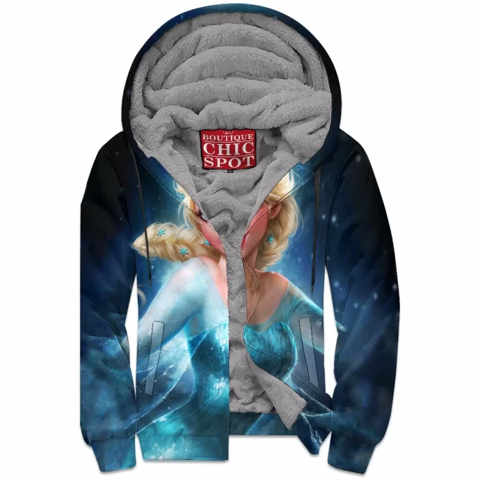 Elsa Zip Fleece Hoodie