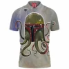 Boba Fett Polo Shirt, Sci-Fi Polo Shirt, Star Wars Polo Shirt