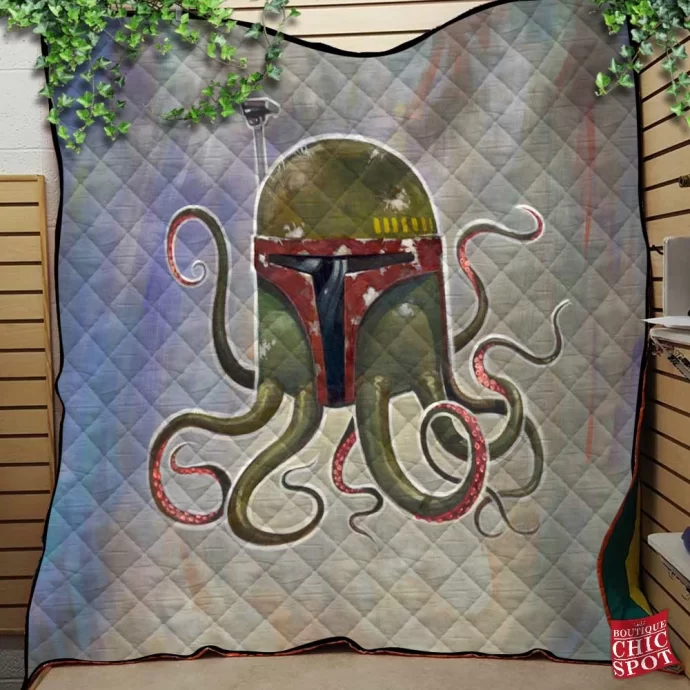 Boba Fett Quilt Blanket