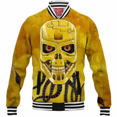 Sci-Fi Baseball-Jacket, Terminator Baseball-Jacket