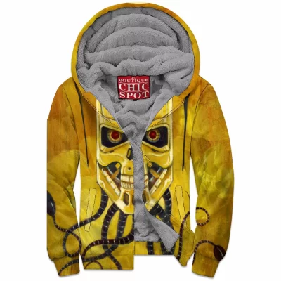 Sci-Fi Zip-Fleece-Hoodie, Terminator Zip-Fleece-Hoodie