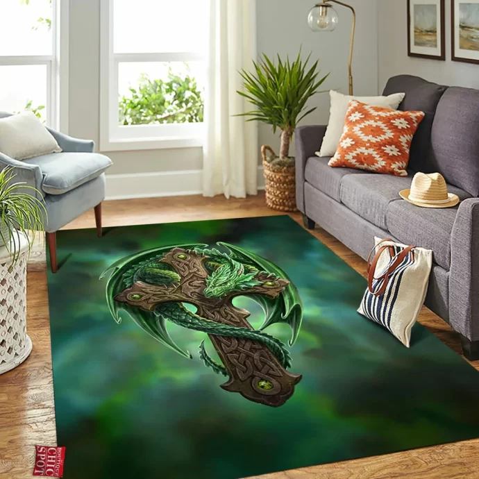 Guardian Dragon Rectangle Rug