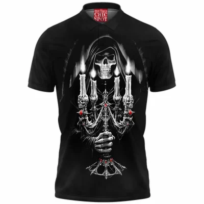 Halloween Polo Shirt, Horror Polo Shirt