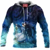 Demon Fleece-Hoodie, Fantasy Fleece-Hoodie