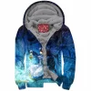 Demon Zip-Fleece-Hoodie, Fantasy Zip-Fleece-Hoodie
