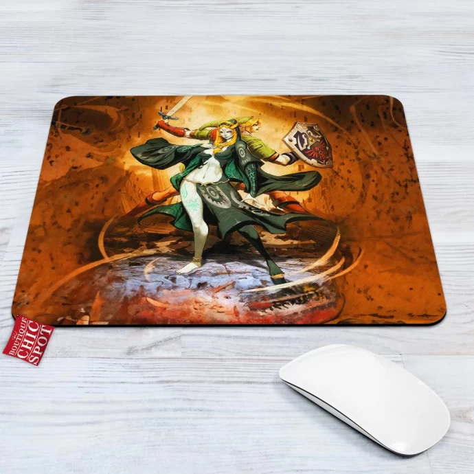 Zelda Midna And Link Mouse Pad