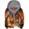 Dragon Zip-Fleece-Hoodie, Mage Zip-Fleece-Hoodie, Fantasy Zip-Fleece-Hoodie