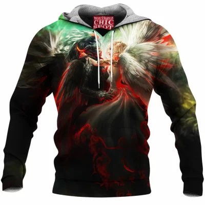 Abstract Fleece-Hoodie