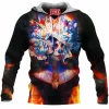 Abstract Fleece-Hoodie