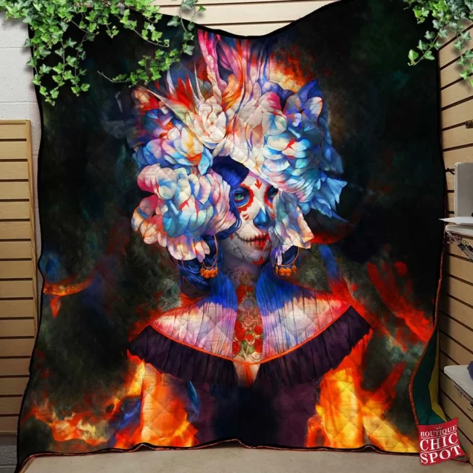 Ful Death Quilt Blanket