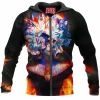 Abstract Zip-Hoodie