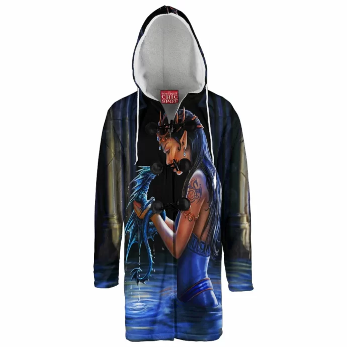 Water Dragon Hooded Cloak Coat