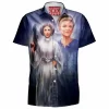 Sci-Fi Hawaiian-Shirt, Star Wars Hawaiian-Shirt, Princess Leia Hawaiian-Shirt