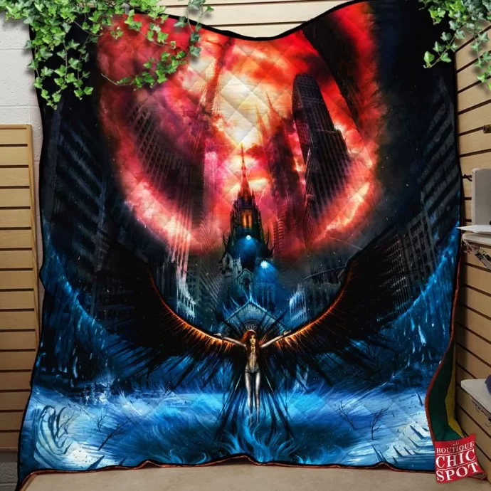 Insidious Discrepancy Quilt Blanket