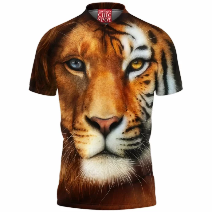 Lion And Tiger Polo Shirt