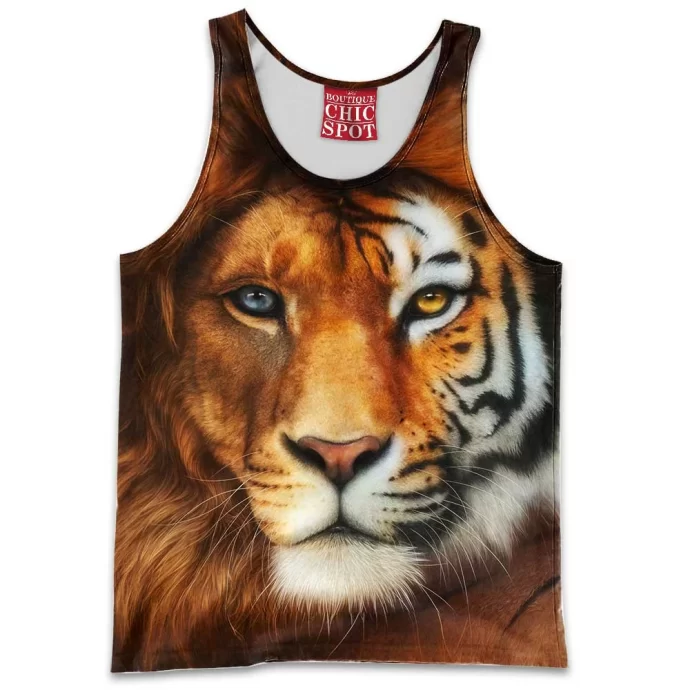 Lion And Tiger Tank Top