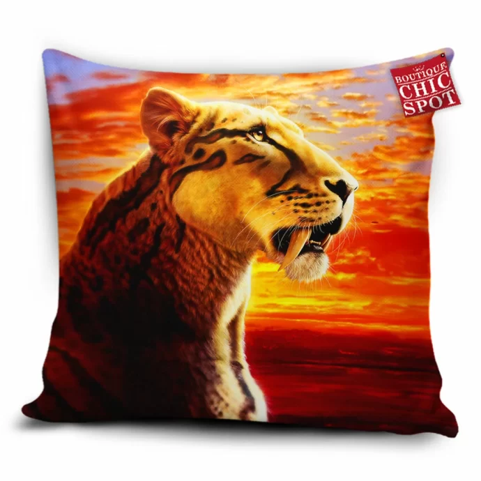 Sabertooth Pillow Cover