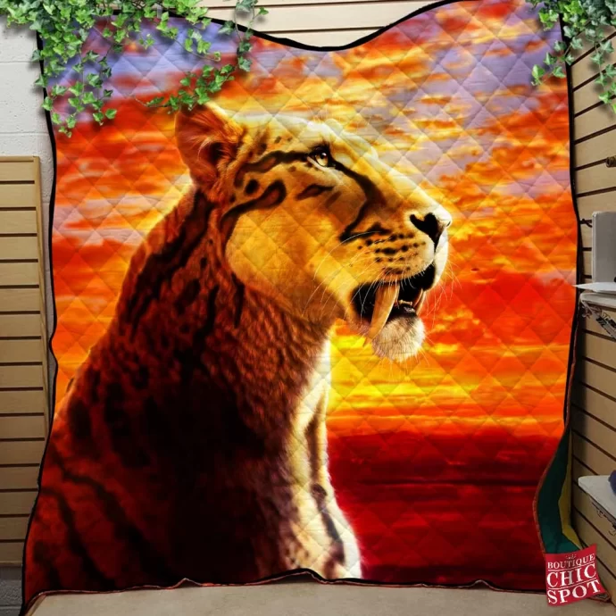 Sabertooth Quilt Blanket