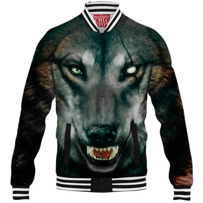 Hunger Wolf Baseball Jacket