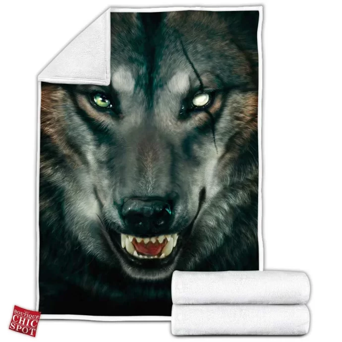 Hunger Wolf Fleece Blanket