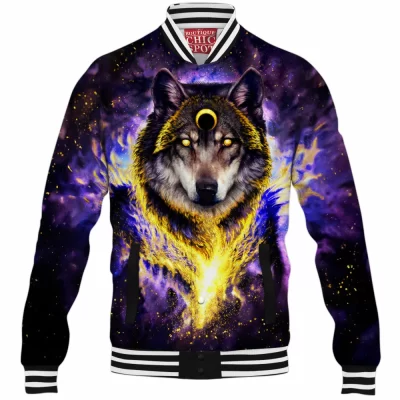 Wolf Baseball-Jacket