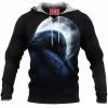 Raven Fleece-Hoodie