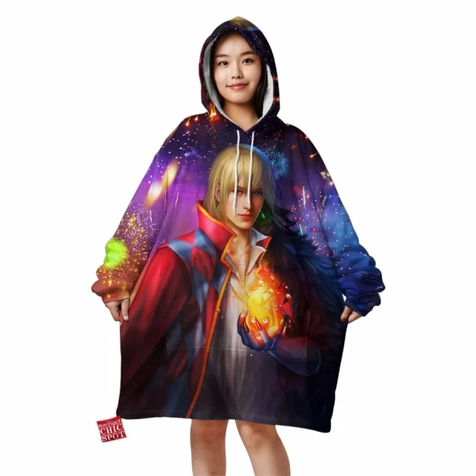 Howl's Moving Castle Blanket Hoodie