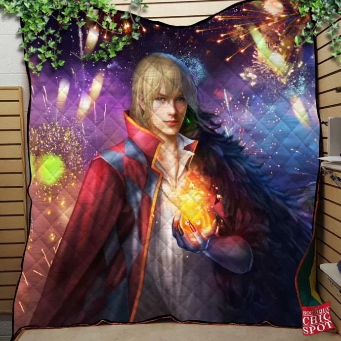 Howl's Moving Castle Quilt Blanket