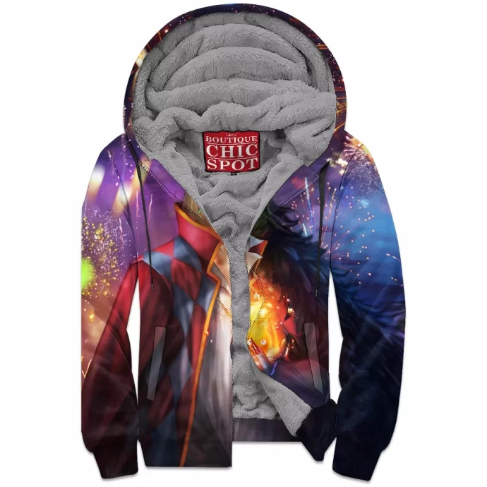 Howl's Moving Castle Zip Fleece Hoodie