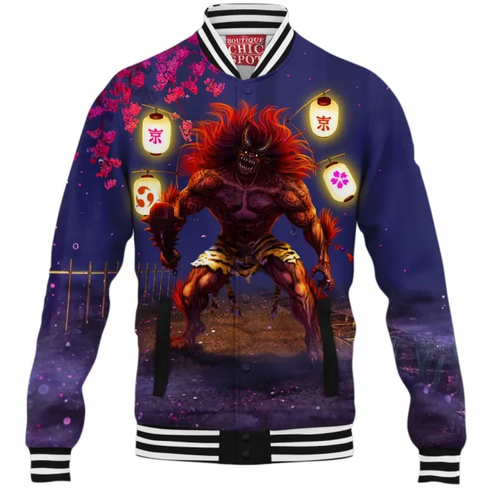 Lantern Oni Baseball Jacket