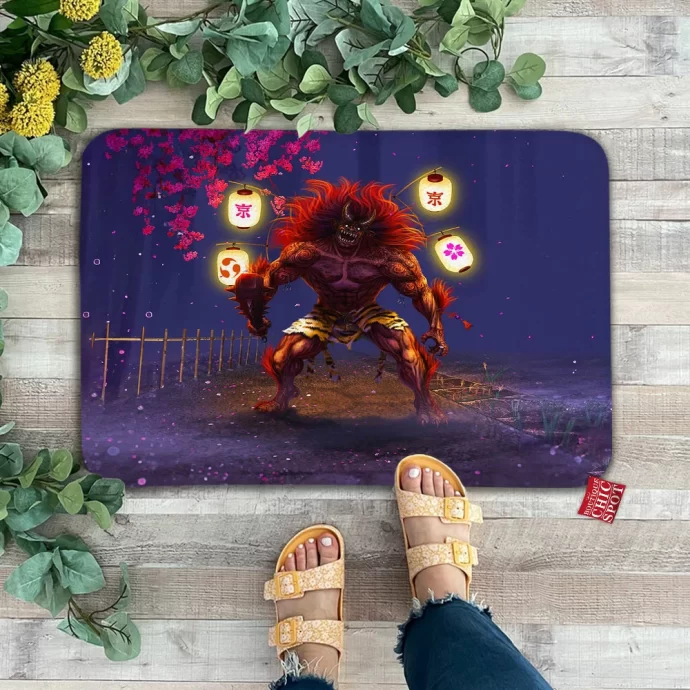 Lantern Oni Doormat